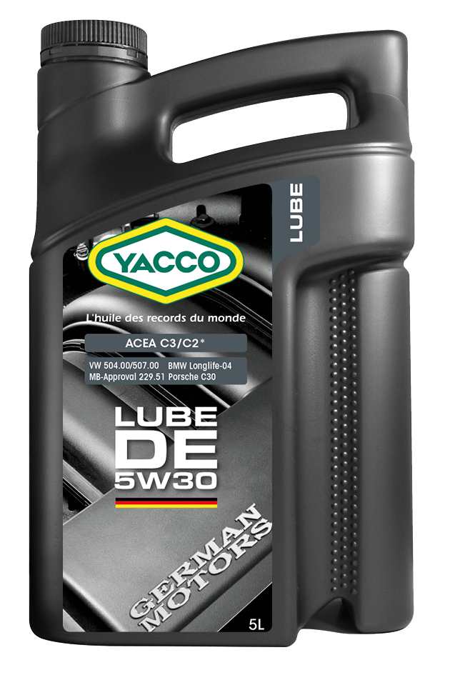 Олива моторна YACCO LUBE DE 5W30 каністра 5л